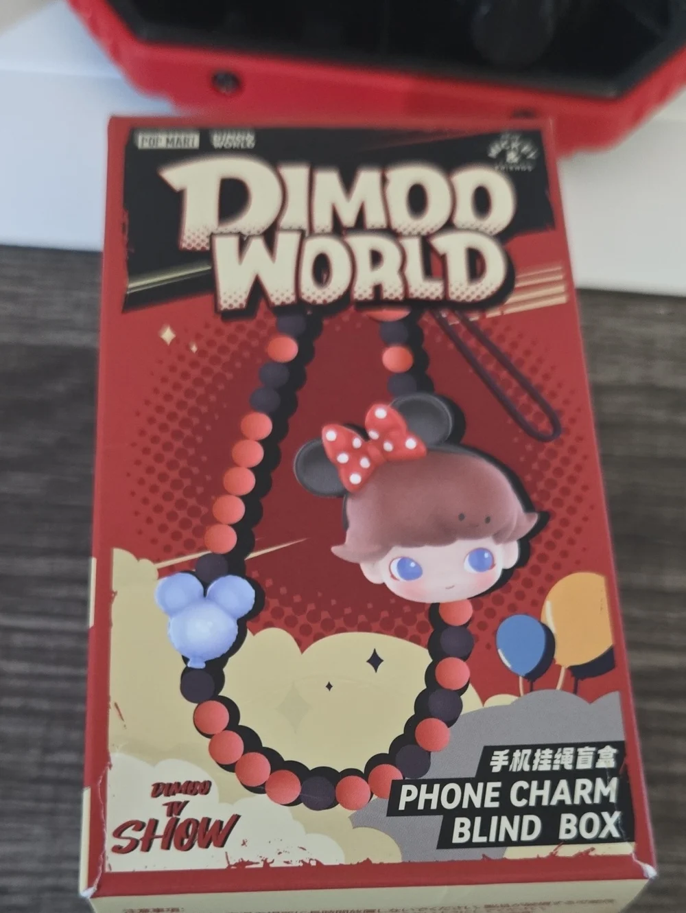 Popmart Dimoo World Disney Goofy Phone Charm Strap NEW but open box